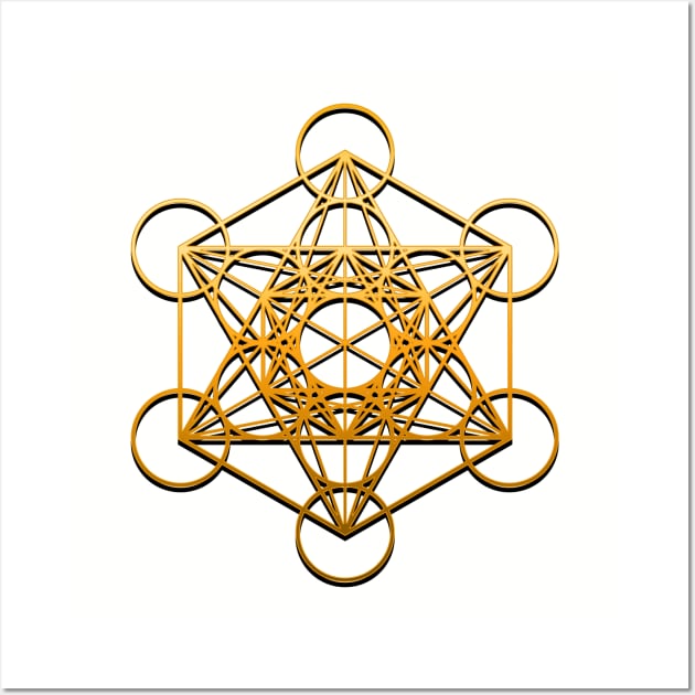 Metatron cube Wall Art by Awank.13